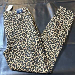 NWT J Crew Cheetah Print Pants